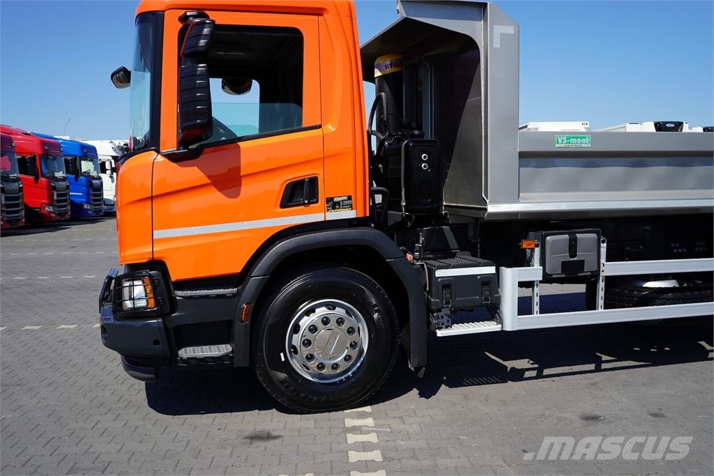 Scania P 410 / XT / E 6 / WYWROTKA / RETARDER / ŁAD. 7 65 Bañeras basculantes usadas