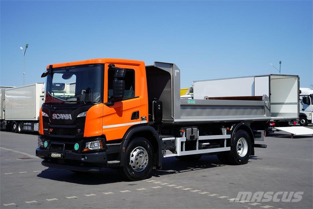 Scania P 410 / XT / E 6 / WYWROTKA / RETARDER / ŁAD. 7 65 Bañeras basculantes usadas