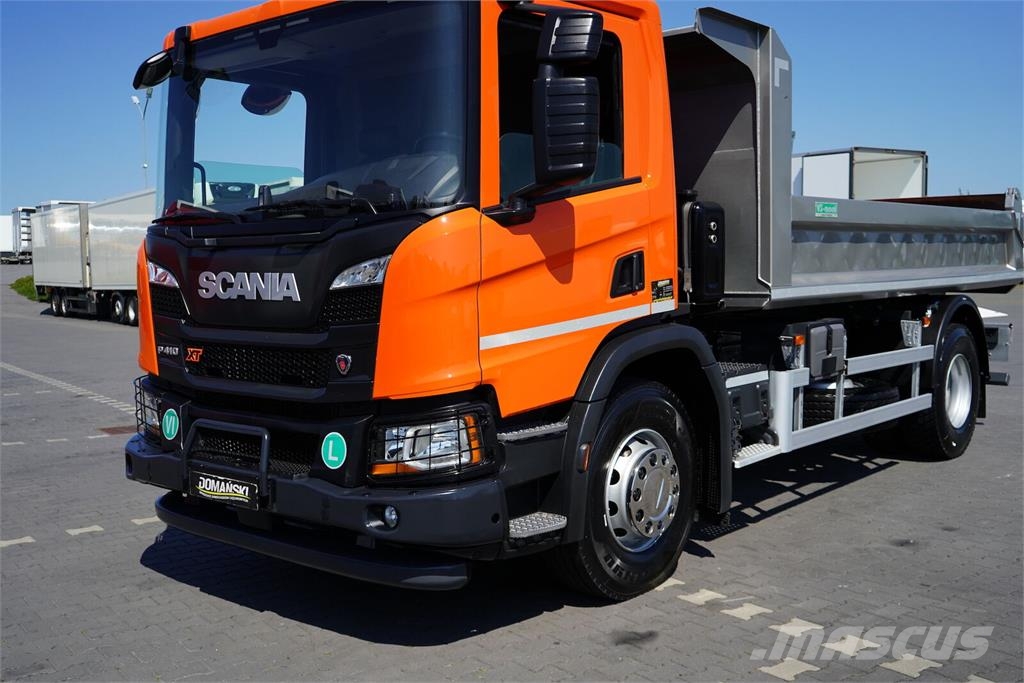 Scania P 410 / XT / E 6 / WYWROTKA / RETARDER / ŁAD. 7 65 Bañeras basculantes usadas