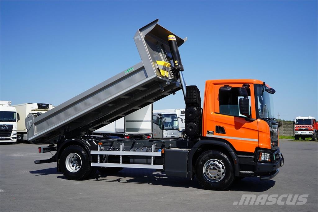 Scania P 410 / XT / E 6 / WYWROTKA / RETARDER / ŁAD. 7 65 Bañeras basculantes usadas