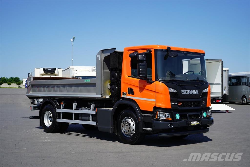 Scania P 410 / XT / E 6 / WYWROTKA / RETARDER / ŁAD. 7 65 Bañeras basculantes usadas