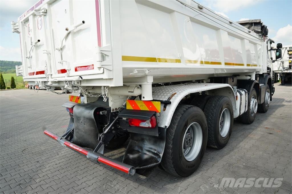 Scania P 440 / 8x4 / WYWROTKA 2 STRONNA / HYDROBURTA / BO 덤프 트럭