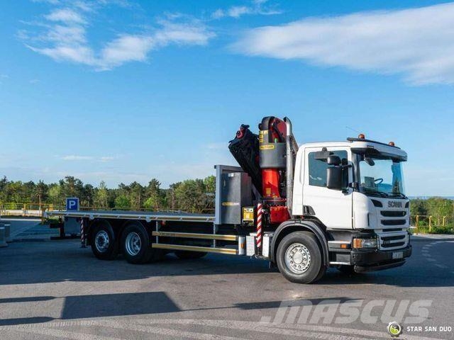 Scania P400 6x2 PALFINGER PK 34002 SH Crane Transportatoare vehicule