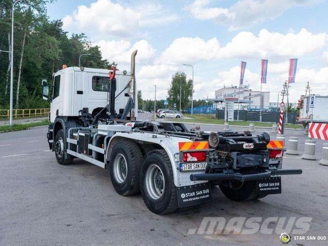 Scania P410 6x4 Hyva Lift 20.53.S hooklift Camion ampliroll
