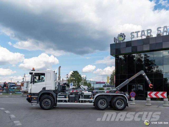 Scania P410 6x4 Hyva Lift 20.53.S hooklift Camion ampliroll