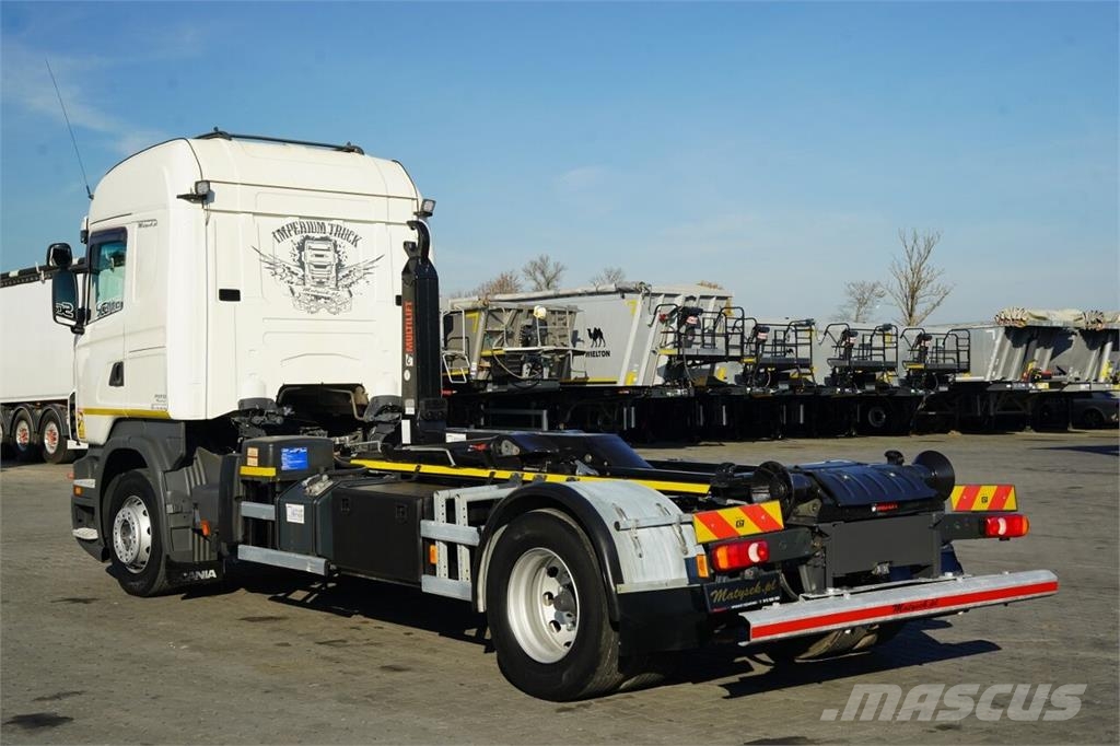 Scania R 360 / 4x2 / HAKOWIEC / HIAB XP20S51 / MAX UDŹWI Rol kiper kamioni sa kukom za podizanje tereta