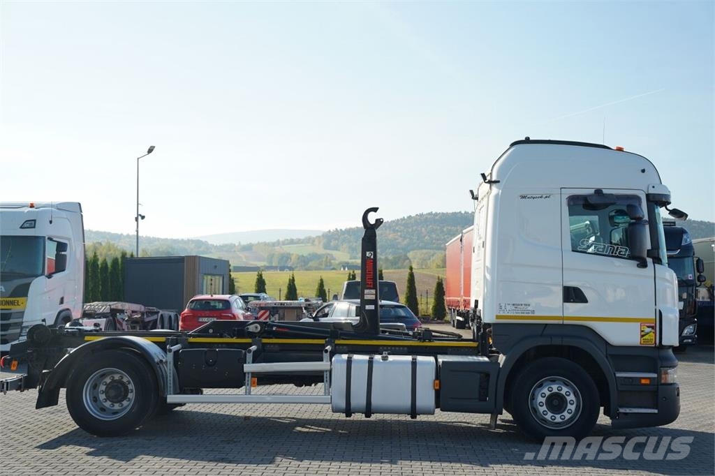 Scania R 360 / 4x2 / HAKOWIEC / HIAB XP20S51 / MAX UDŹWI Rol kiper kamioni sa kukom za podizanje tereta