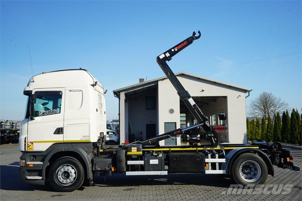 Scania R 360 / 4x2 / HAKOWIEC / HIAB XP20S51 / MAX UDŹWI Rol kiper kamioni sa kukom za podizanje tereta