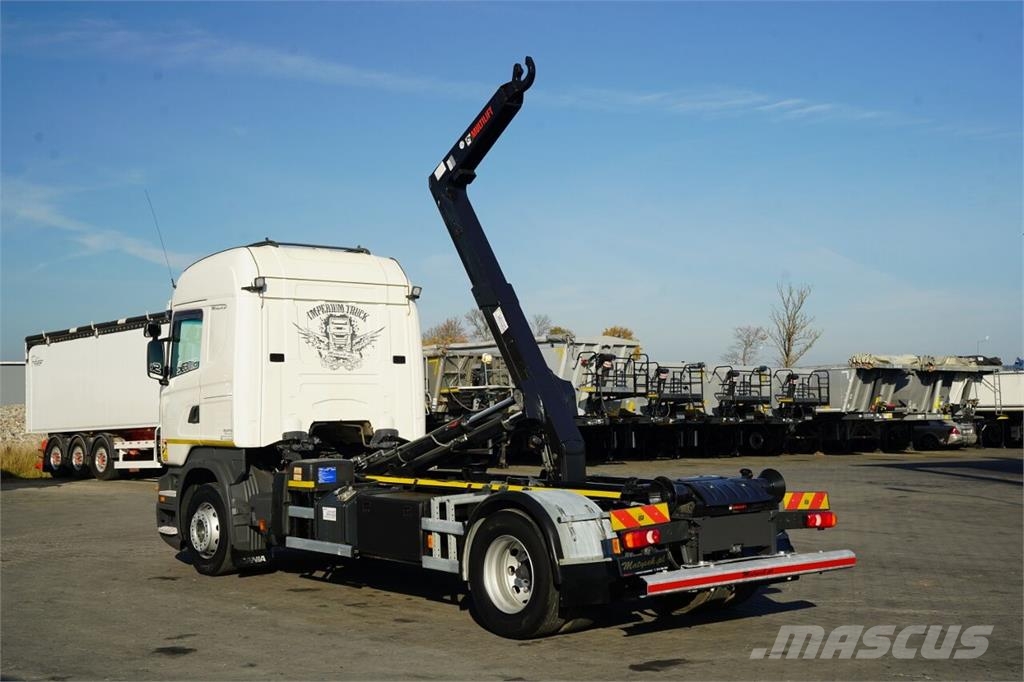 Scania R 360 / 4x2 / HAKOWIEC / HIAB XP20S51 / MAX UDŹWI Rol kiper kamioni sa kukom za podizanje tereta