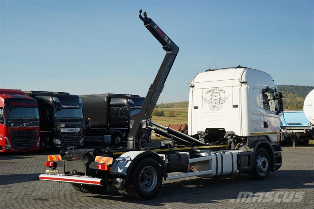 Scania R 360 / 4x2 / HAKOWIEC / HIAB XP20S51 / MAX UDŹWI Rol kiper kamioni sa kukom za podizanje tereta