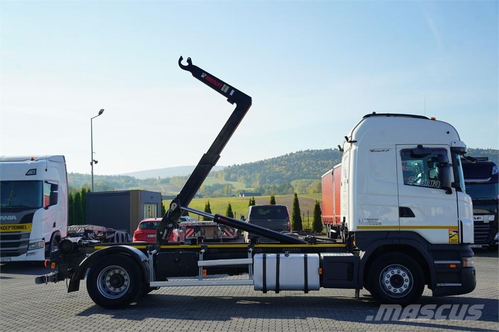 Scania R 360 / 4x2 / HAKOWIEC / HIAB XP20S51 / MAX UDŹWI Rol kiper kamioni sa kukom za podizanje tereta