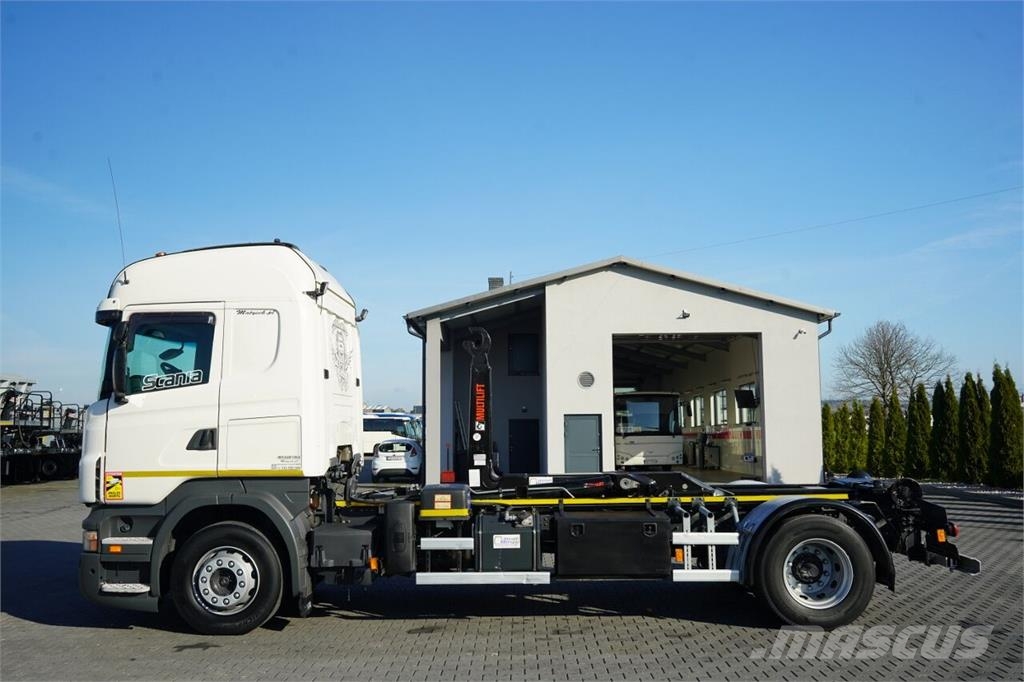 Scania R 360 / 4x2 / HAKOWIEC / HIAB XP20S51 / MAX UDŹWI Rol kiper kamioni sa kukom za podizanje tereta