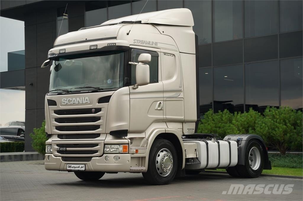 Scania R 410 / RETARDER / I-PARK COOL / STREAMLINE / ZBIR Tractor Units