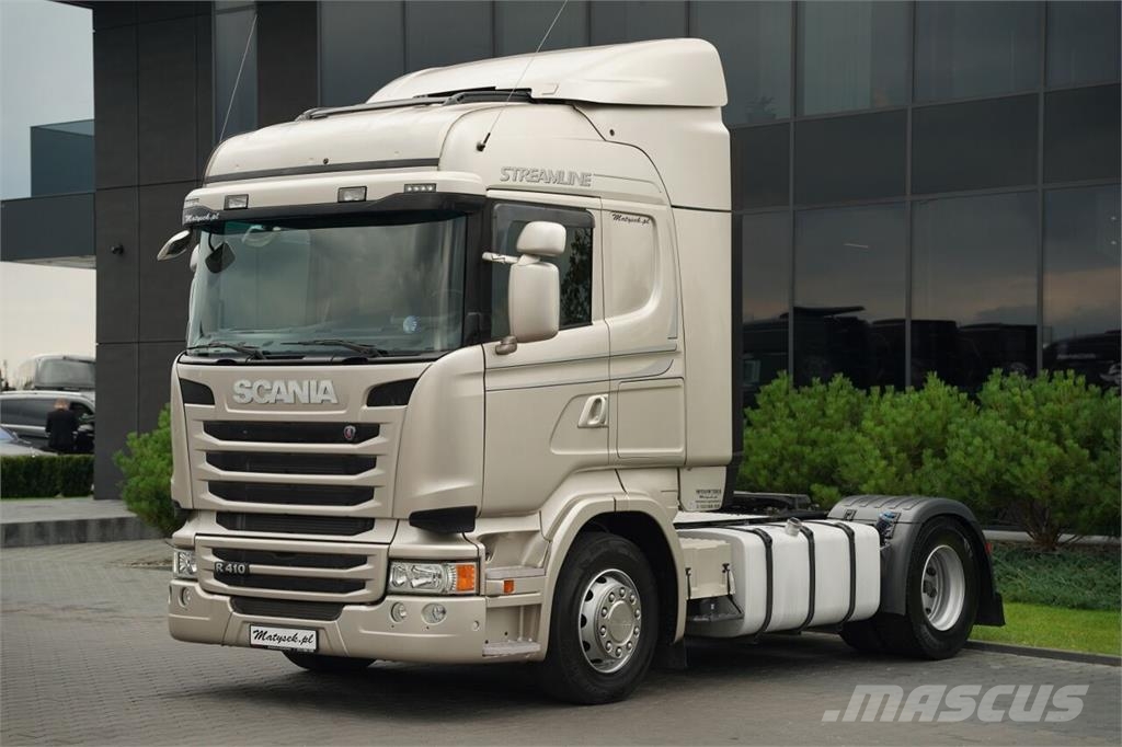 Scania R 410 / RETARDER / I-PARK COOL / STREAMLINE / ZBIR Tractor Units