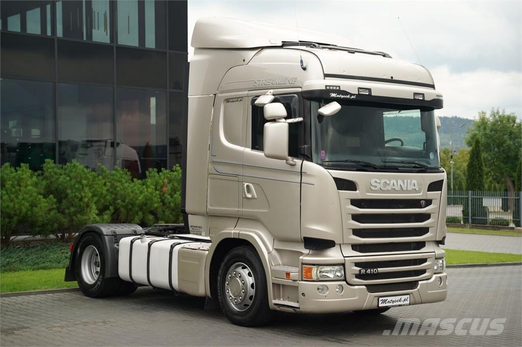 Scania R 410 / RETARDER / I-PARK COOL / STREAMLINE / ZBIR Tractor Units