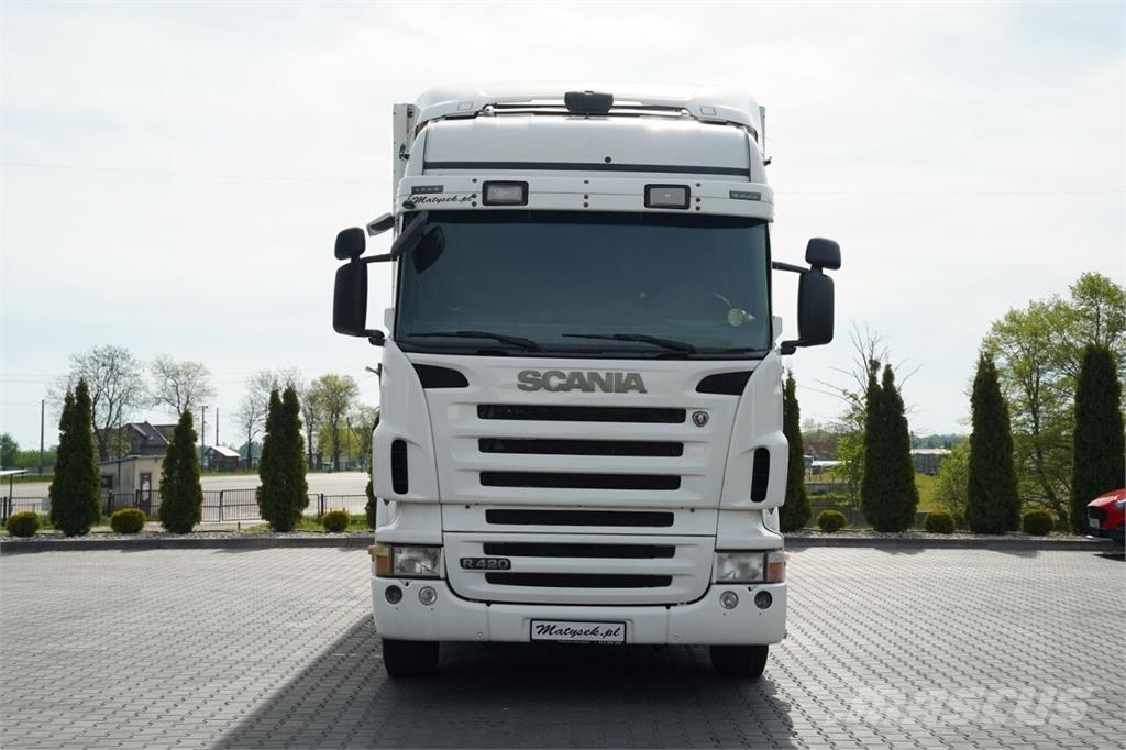 Scania R 420 / 4X2 / CHŁODNIA / SOLÓWKA 7,3 m / THERMO K 冷藏车