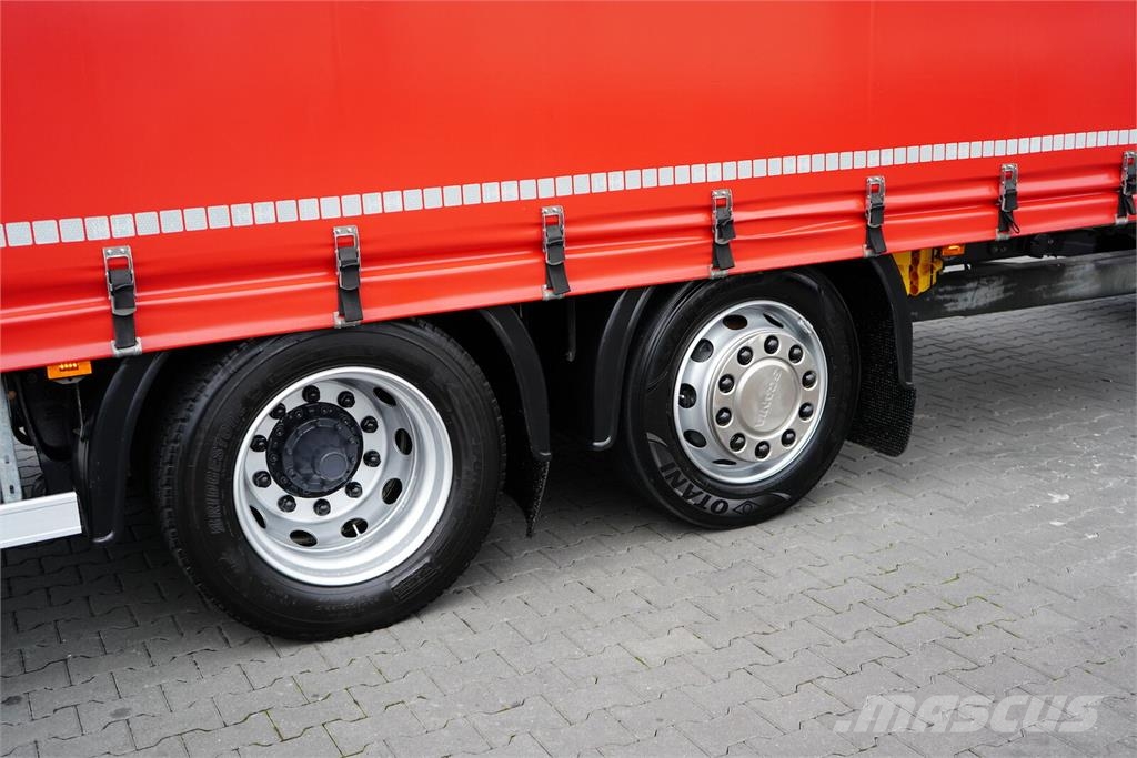 Scania R 450 / ACC / EURO 6 / ZESTAW PRZEJAZDOWY 120 M3 / Camión con caja abierta