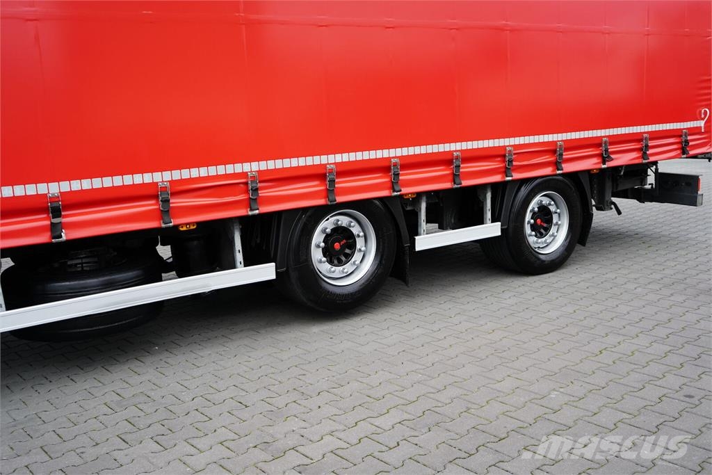 Scania R 450 / ACC / EURO 6 / ZESTAW PRZEJAZDOWY 120 M3 / Camión con caja abierta