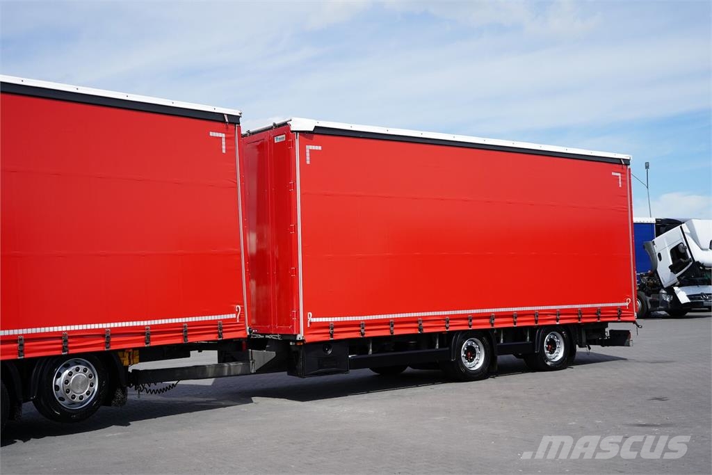 Scania R 450 / ACC / EURO 6 / ZESTAW PRZEJAZDOWY 120 M3 / Camión con caja abierta