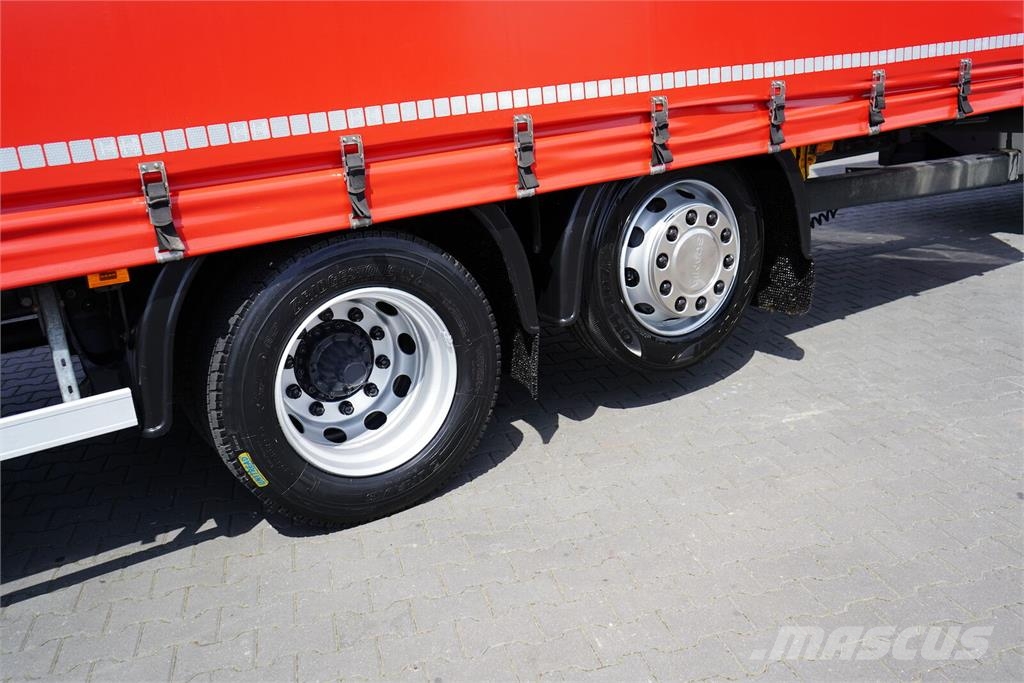 Scania R 450 / ACC / EURO 6 / ZESTAW PRZEJAZDOWY 120 M3 / Camión con caja abierta
