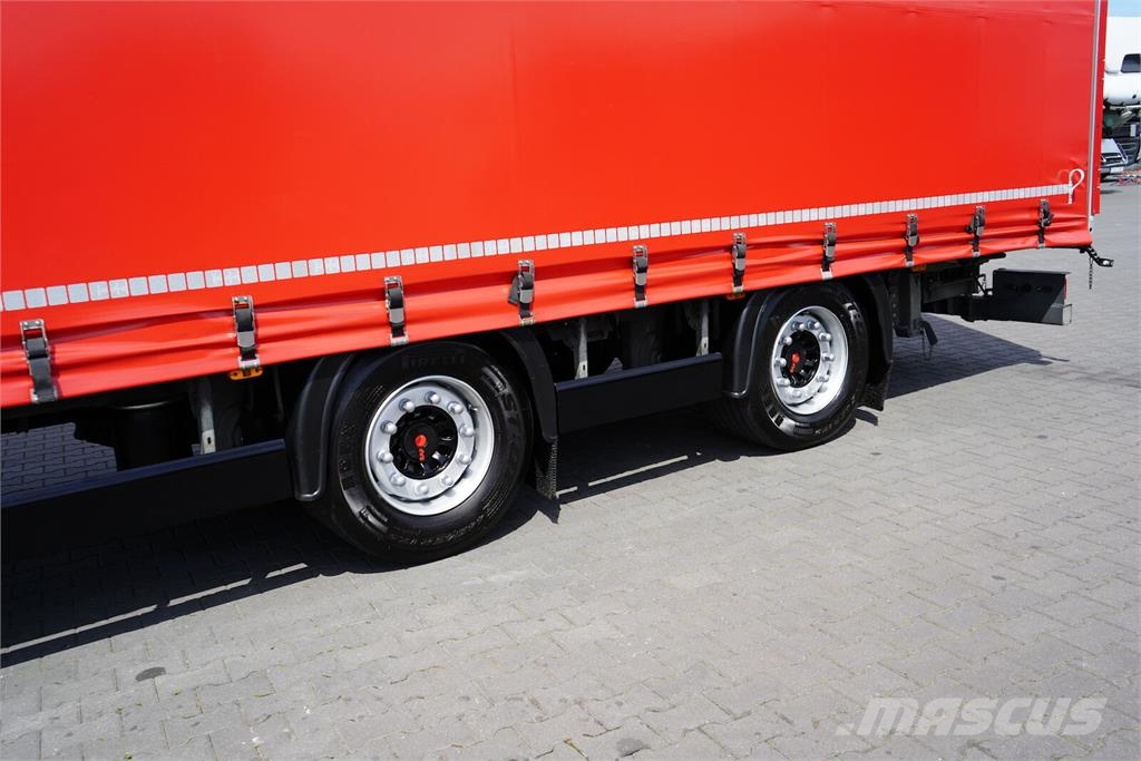 Scania R 450 / ACC / EURO 6 / ZESTAW PRZEJAZDOWY 120 M3 / Camión con caja abierta