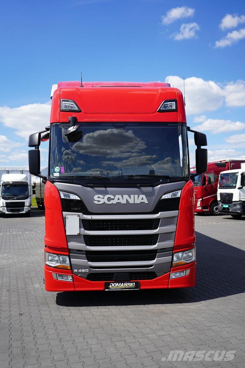 Scania R 450 / ACC / EURO 6 / FIRANKA / RETARDER / 19 PAL Camión con caja abierta