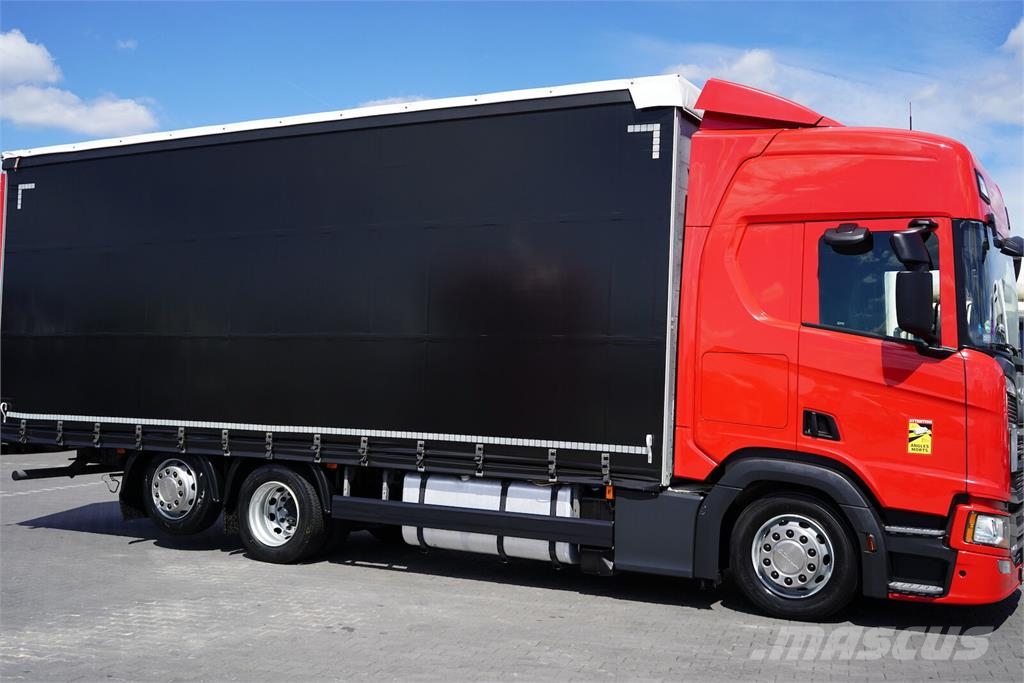 Scania R 450 / ACC / EURO 6 / FIRANKA / RETARDER / 19 PAL Camión con caja abierta
