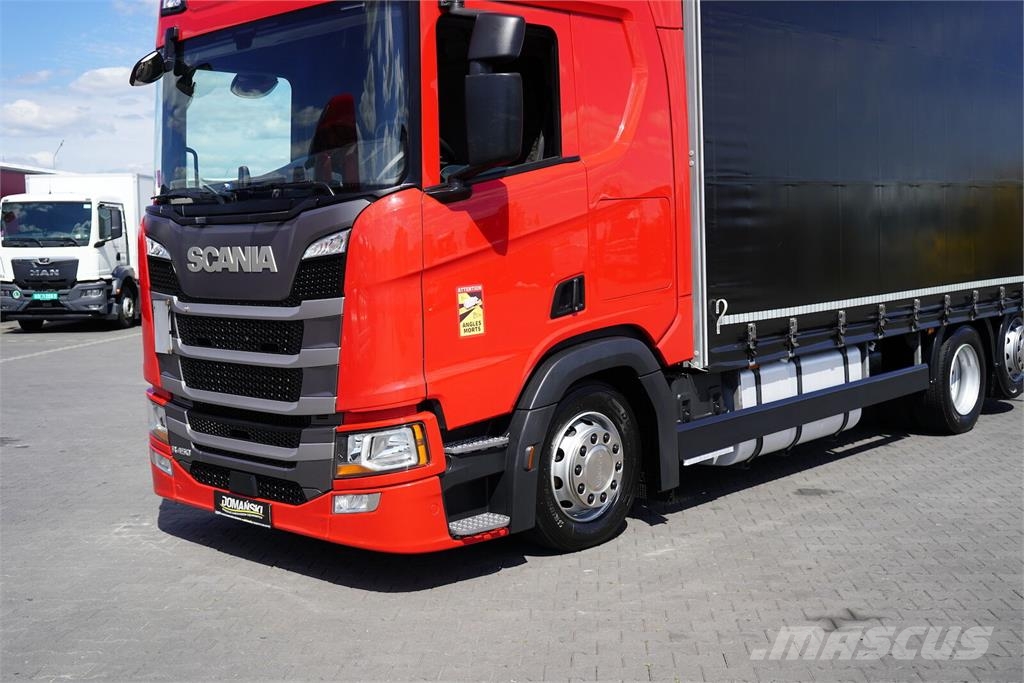 Scania R 450 / ACC / EURO 6 / FIRANKA / RETARDER / 19 PAL Camión con caja abierta
