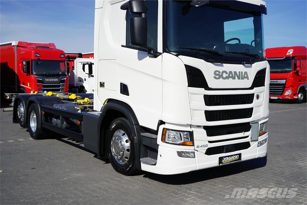 Scania R 450 / ACC / E 6 / RETARDER / BDF / 7,15 M , 7,45 الشاسيه والتعليق