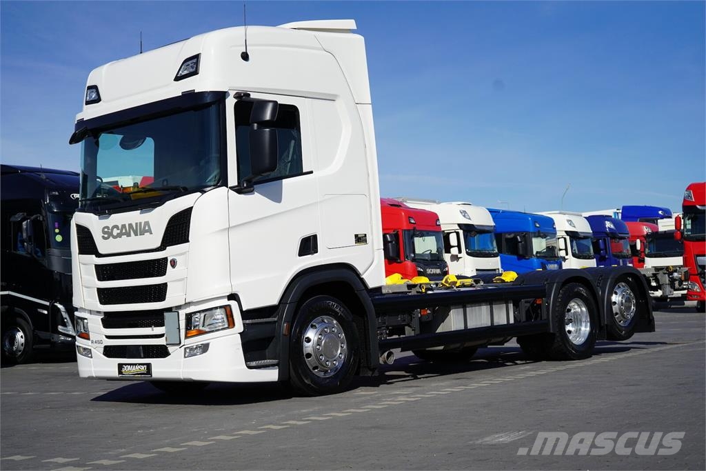 Scania R 450 / ACC / E 6 / RETARDER / BDF / 7,15 M , 7,45 الشاسيه والتعليق