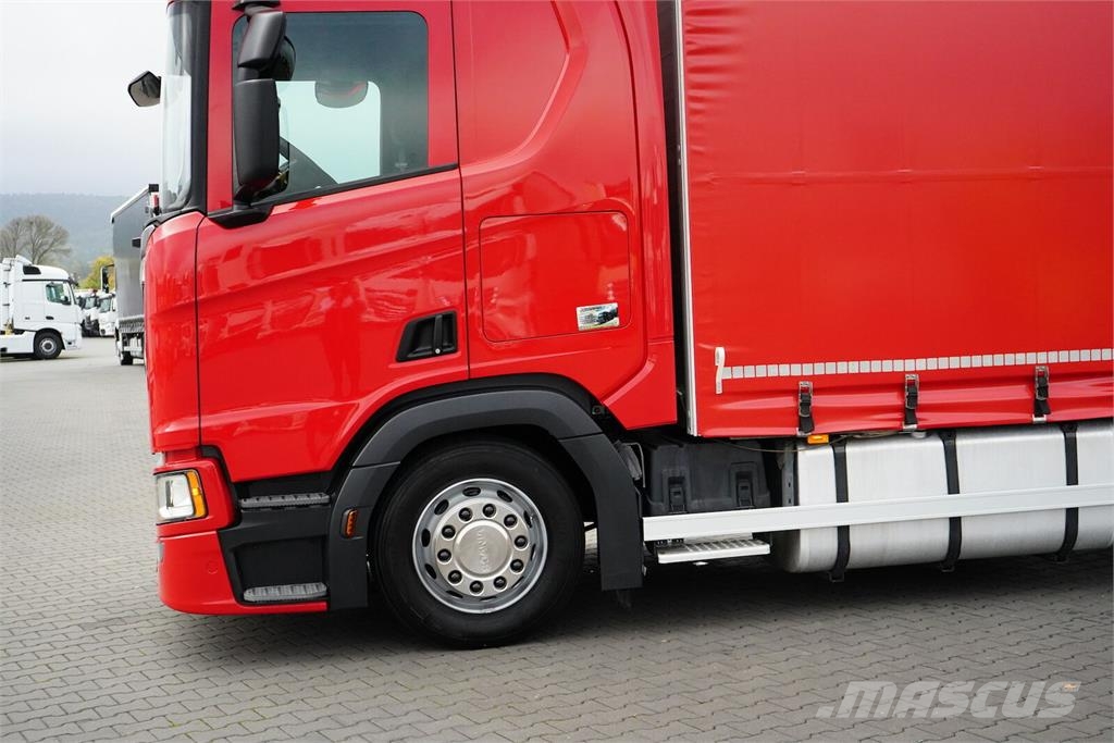 Scania R 450 / ACC / EURO 6 / ZESTAW PRZEJAZDOWY 120 M3 / Тентованные грузовики