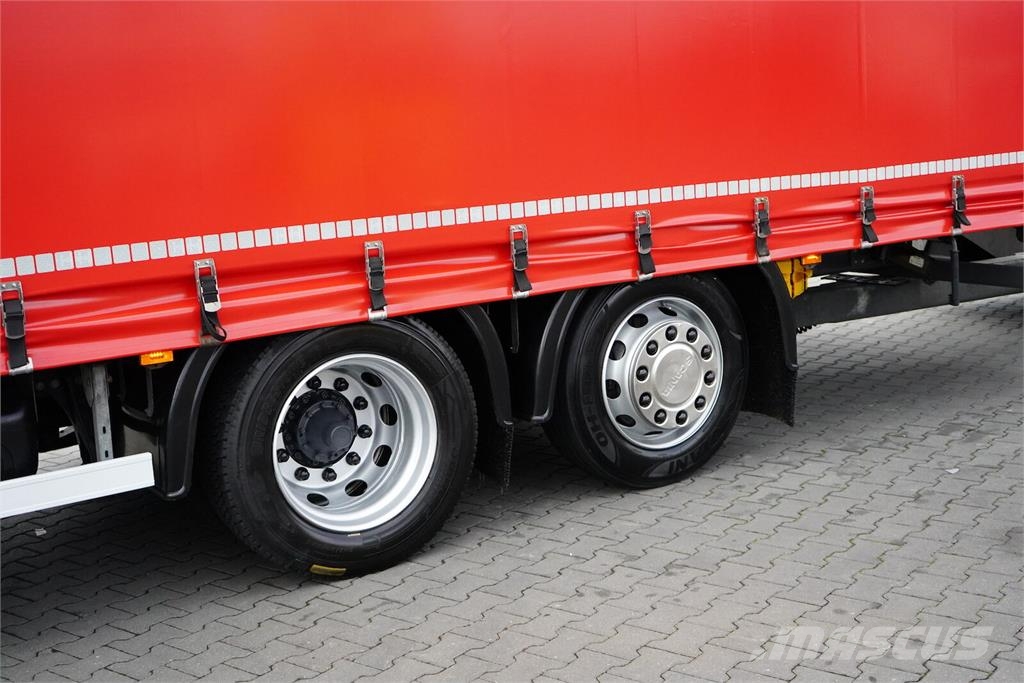 Scania R 450 / ACC / EURO 6 / ZESTAW PRZEJAZDOWY 120 M3 / Тентованные грузовики