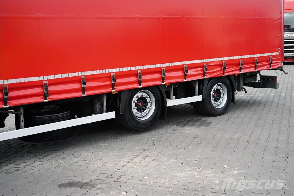 Scania R 450 / ACC / EURO 6 / ZESTAW PRZEJAZDOWY 120 M3 / Тентованные грузовики