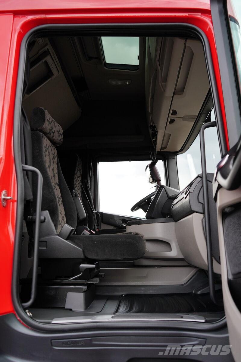 Scania R 450 / ACC / EURO 6 / ZESTAW PRZEJAZDOWY 120 M3 / Camión con caja abierta