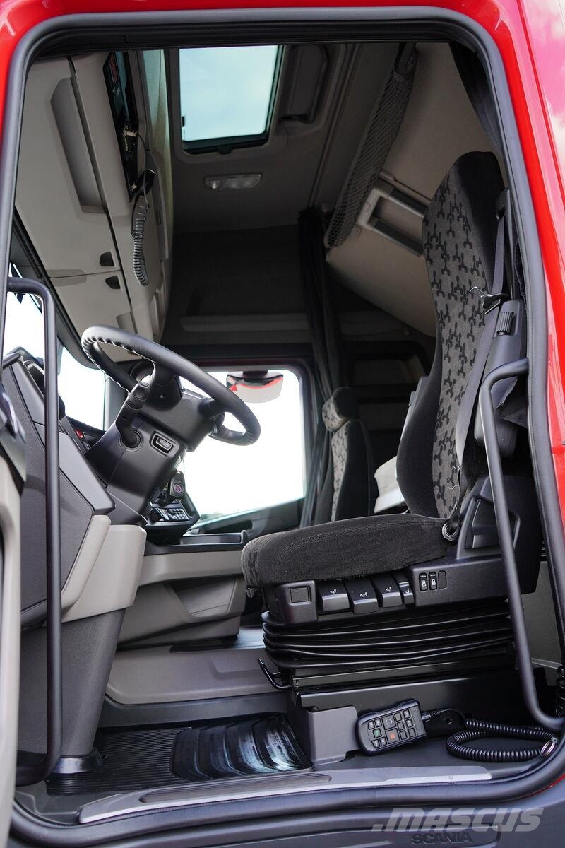 Scania R 450 / ACC / EURO 6 / ZESTAW PRZEJAZDOWY 120 M3 / Camión con caja abierta
