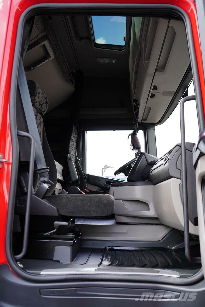 Scania R 450 / ACC / EURO 6 / ZESTAW PRZEJAZDOWY 120 M3 / Camión con caja abierta