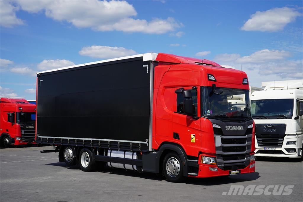 Scania R 450 / ACC / EURO 6 / FIRANKA / RETARDER / 19 PAL Camión con caja abierta