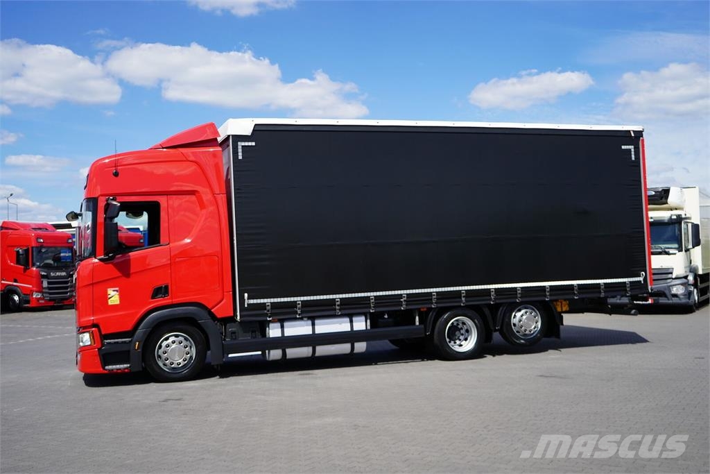 Scania R 450 / ACC / EURO 6 / FIRANKA / RETARDER / 19 PAL Camión con caja abierta