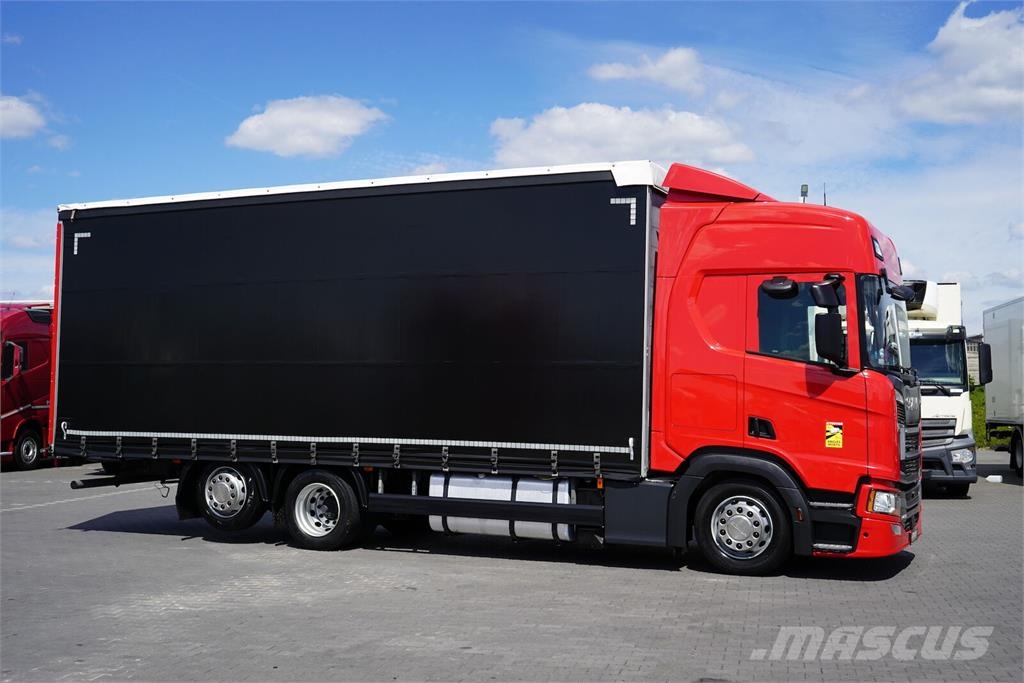 Scania R 450 / ACC / EURO 6 / FIRANKA / RETARDER / 19 PAL Camión con caja abierta