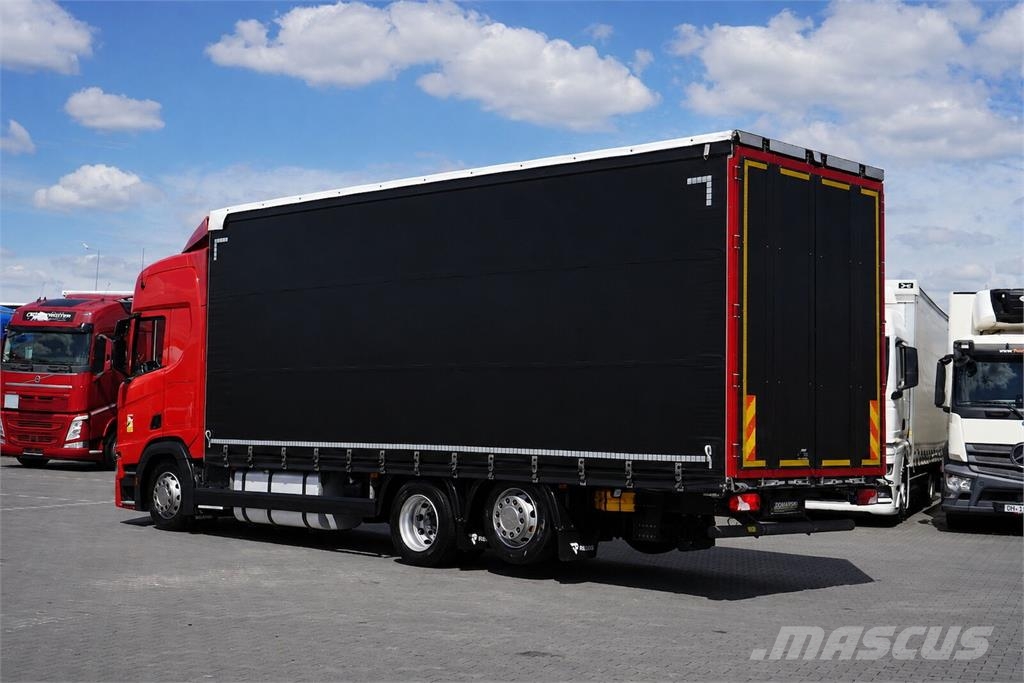 Scania R 450 / ACC / EURO 6 / FIRANKA / RETARDER / 19 PAL Camión con caja abierta
