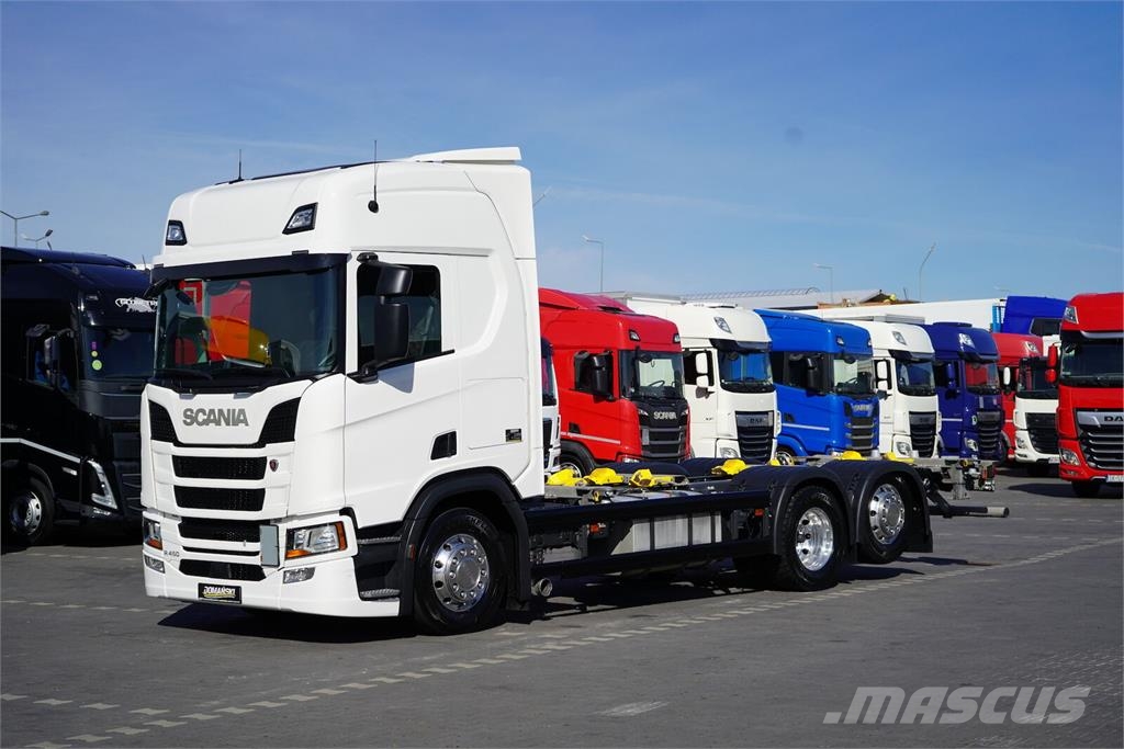 Scania R 450 / ACC / E 6 / RETARDER / BDF / 7,15 M , 7,45 الشاسيه والتعليق