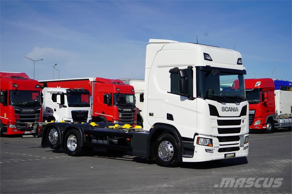 Scania R 450 / ACC / E 6 / RETARDER / BDF / 7,15 M , 7,45 الشاسيه والتعليق