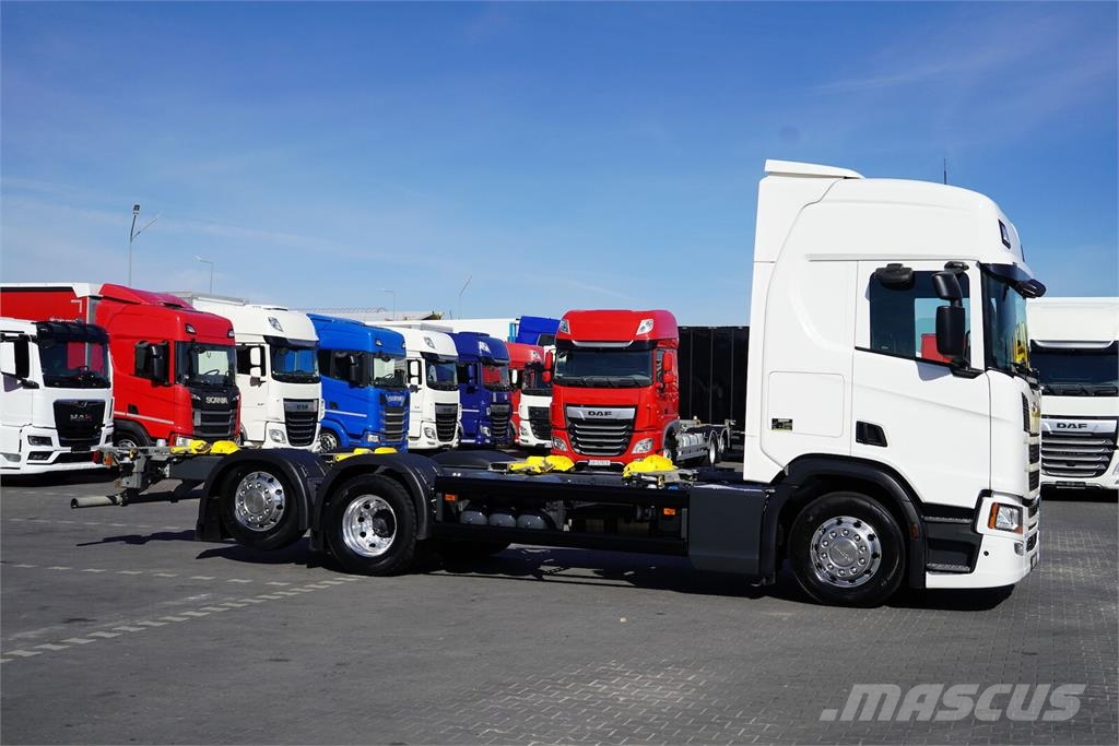 Scania R 450 / ACC / E 6 / RETARDER / BDF / 7,15 M , 7,45 الشاسيه والتعليق