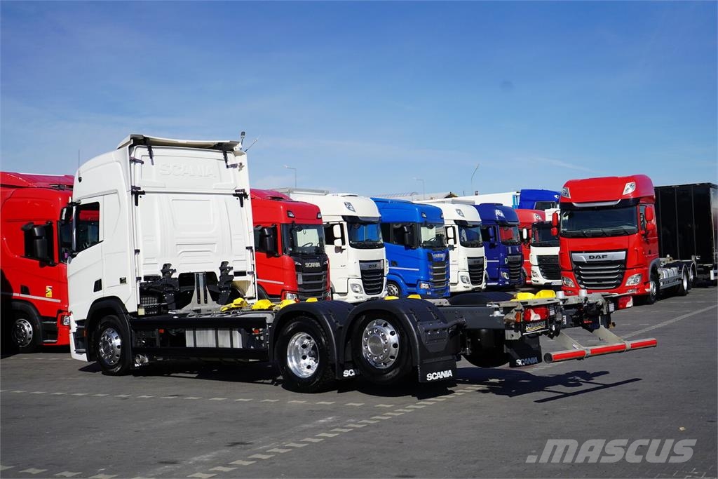 Scania R 450 / ACC / E 6 / RETARDER / BDF / 7,15 M , 7,45 الشاسيه والتعليق