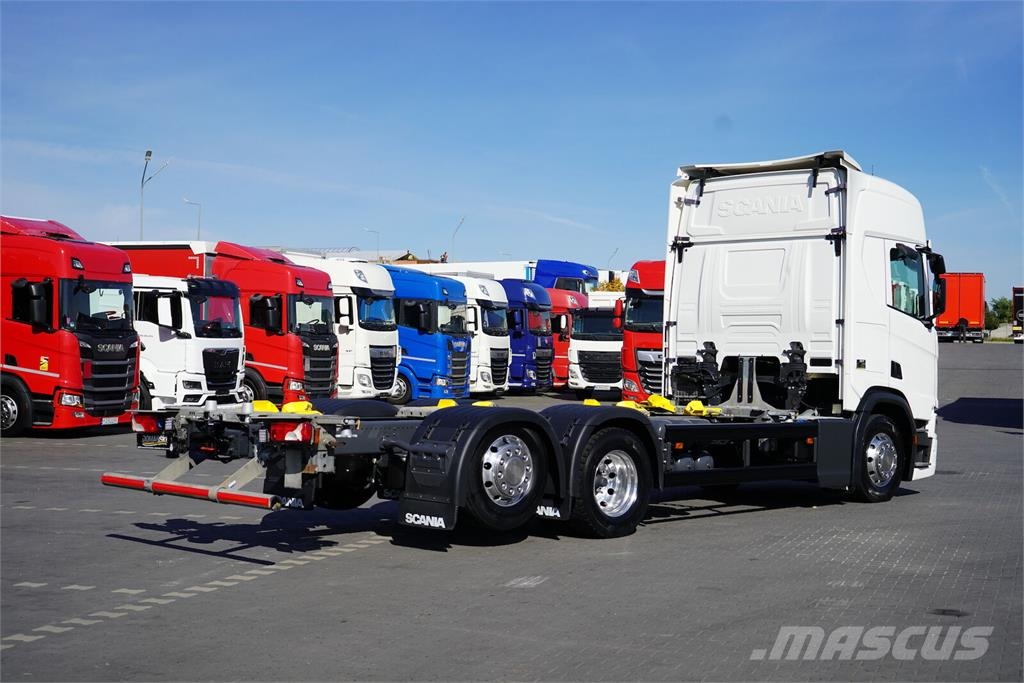 Scania R 450 / ACC / E 6 / RETARDER / BDF / 7,15 M , 7,45 الشاسيه والتعليق