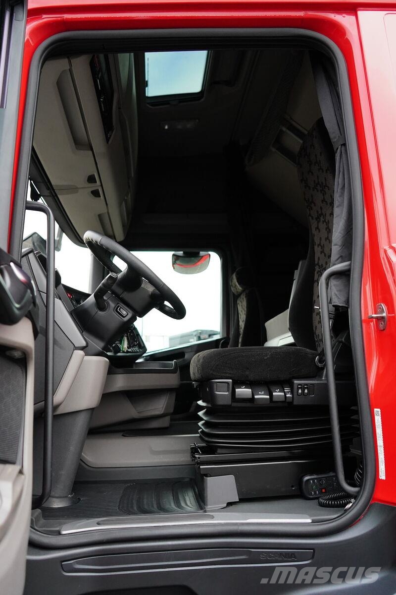 Scania R 450 / ACC / EURO 6 / ZESTAW PRZEJAZDOWY 120 M3 / Тентованные грузовики