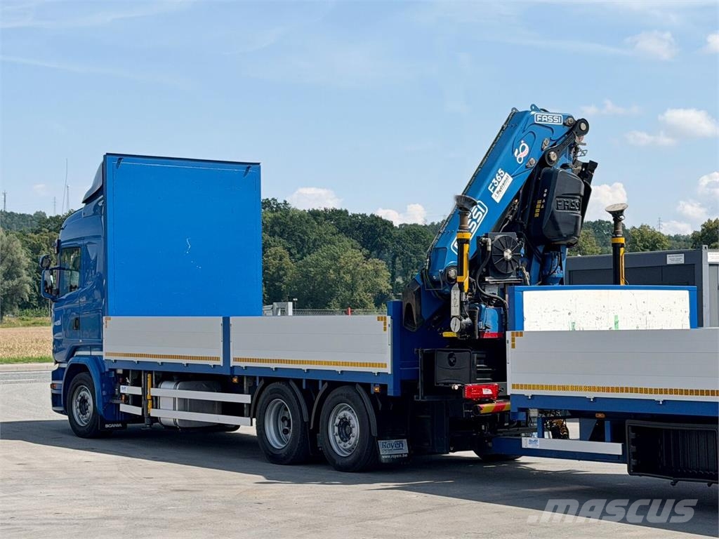 Scania R 450 * FASSI F365 RA + FUNK + Anhänger*TOP Camiones plataforma
