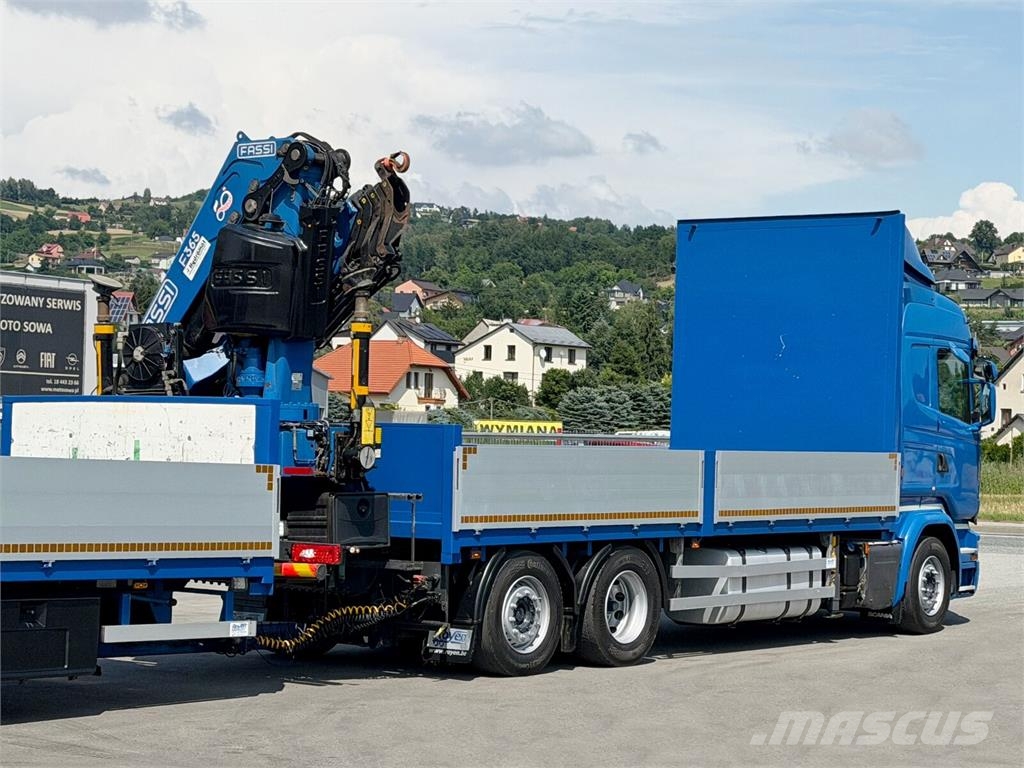 Scania R 450 * FASSI F365 RA + FUNK + Anhänger*TOP Camiones plataforma