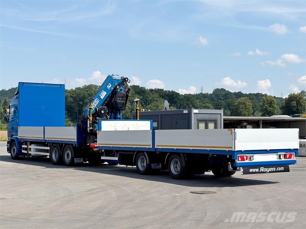 Scania R 450 * FASSI F365 RA + FUNK + Anhänger*TOP Camiones plataforma