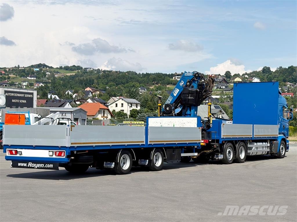 Scania R 450 * FASSI F365 RA + FUNK + Anhänger*TOP Camiones plataforma